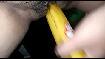 Preview 1 of 2 Old Man One Ladies Sex - Masturbadose con un platano