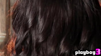 Preview 4 of Teen Mege World - Black MILF Amina Malakona exposed sexy body and put her big fake tits in the first plan