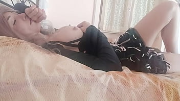 Preview 3 of Kirsty Hills - naked on the bed,  my step aunt relaxes after a coke