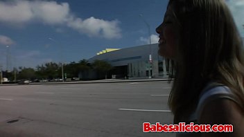 Preview 1 of Amanda Cherie - Babesalicious - Petite Latina Teen First Male Casting