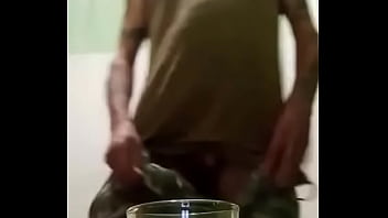 Preview 1 of Beeg Sex Doubile - Drinking my own piss fresh from my cock