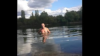 Preview 2 of Chuby Momoy - Another dip in a yellow thong