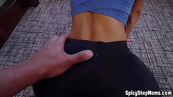 Preview 3 of Molla Rasool Landay - Hot and sexy latina stepmother shows off her BJ skills