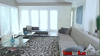 Preview 1 of Woodman Casting X Eve Angel - Teen sucks huge black cock