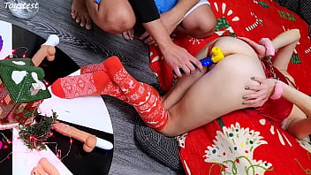 Preview 2 of 18 Only Girl Porn - SEXperiment with my Petite Stepsister. XMas Presents