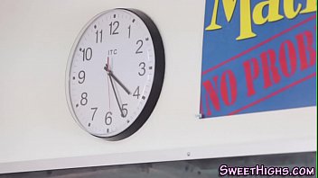 Preview 1 of Japanese Wife Cheating Husband - Little er teen sucks and bangs