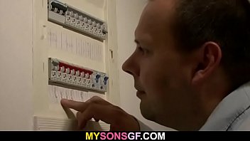 Preview 2 of Milf Hoes Tag Teamed - Guy finds cheating gf is riding dad&#039_s cock!