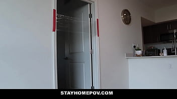 Preview 3 of Best Cum - Pranking &amp_ fucking my fat ass step sister during quarrantine