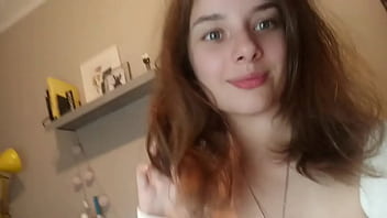 Preview 1 of X Villu Film 12 Saal Video - Lovely teenage babe Lightfairy gets her pretty face glazed
