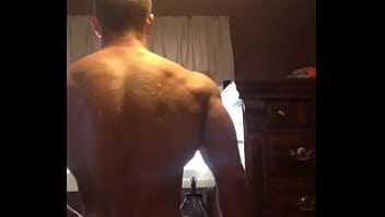 Preview 3 of Princess Rene Sock Feet - Big Bodybuilder Ben Hetfleisch Posing Nude - no sexual content