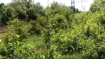 Preview 2 of Mother And Son Hd Fokking Bf - Tattoed Babe Hard Rough Sex Outdoor in the Forest