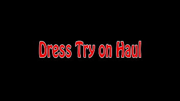 Preview 1 of Indian Girls Xxcom - Dress Try on Haul