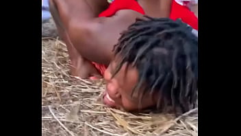 Preview 4 of Indian Boobs Saree - Gibby The Clown fucks ebony in a barn