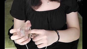 Preview 2 of Eva Nobby - breast shredding,  sexy dancing and magic tgirl squirting (PREMIUM MOVIE)