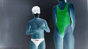 Preview 3 of Sasha Juuse - tall woman and little man