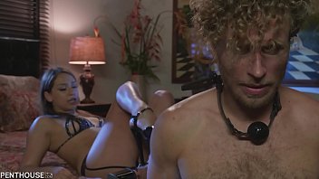 Preview 1 of Viragn Video - Dominatrix Sara Luvv her sub to lick her pussy and fuck her good