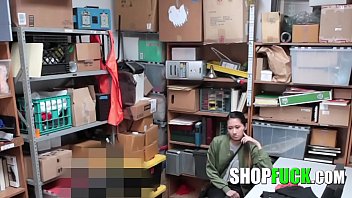 Preview 2 of Bottom Gf Oops Creampie - Very Slutty Babe Loves Fucking Even More Than She Loves Stealing - SHOPFUCK