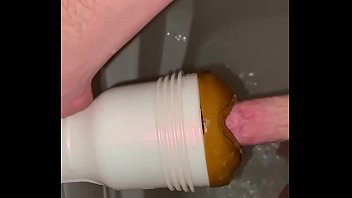 Preview 2 of Mother Father Son Tv - White dick creampies Misty Stone Fleshlight