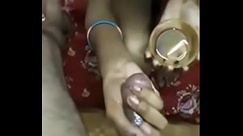Preview 1 of Hidden Touck - Desi maid massage dick with oil