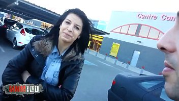Preview 2 of English Video Xxx New - Jessica Shanice spied in the supermarket and fucked at the beach