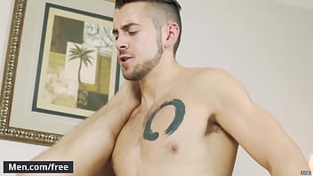 Preview 4 of Gianna Michaels Bouncing - Gay sex with two handsome guys (Dante Colle,  Jake Porter) - Men.com
