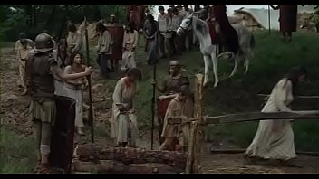 Preview 2 of Cutie N Boy - Rhona Mitra by Roman soldiers and in Spartacus (2004)