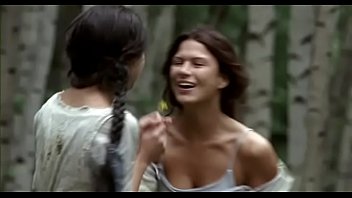 Preview 1 of Cutie N Boy - Rhona Mitra by Roman soldiers and in Spartacus (2004)