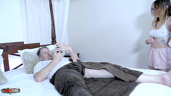 Preview 2 of Arria Marrie - Emejota&#039_s Taboo Encounter: From Peeping to Pleasure with Step-Dad