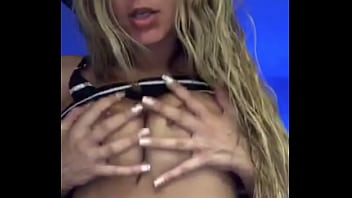 Preview 4 of Please Breed Me Bbc - Sexy periscope teen Cali shows tits
