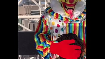 Preview 2 of Big Bleak Land - Gibby The Clown gets dick sucked on Ferris Wheel