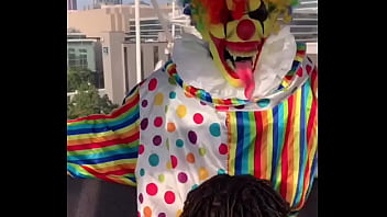 Preview 1 of Big Bleak Land - Gibby The Clown gets dick sucked on Ferris Wheel