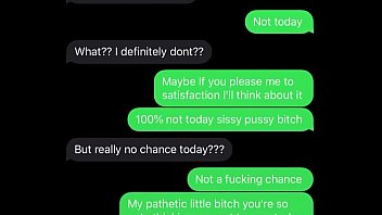 Preview 3 of Boys Lesban - Sexting Emasculating My Sissy Bitch Humiliation