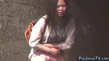 Preview 2 of Fae Slappin - Japanese lady urinating at work