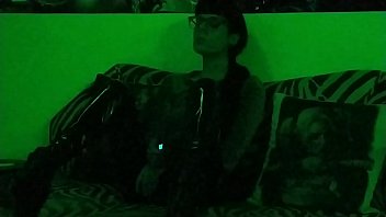Preview 1 of Hot Step Mam - Beth Kinky - Sexy goth domina smoking in green light pt2 HD