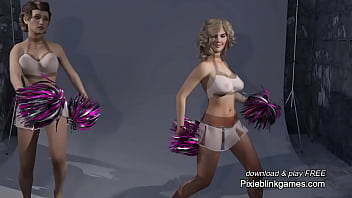 Preview 3 of Samson Family - The Professor x-ray camera cheerleader photo shoot