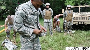 Preview 1 of Babita Ka Xxx - Horny soldiers training before their gangbang