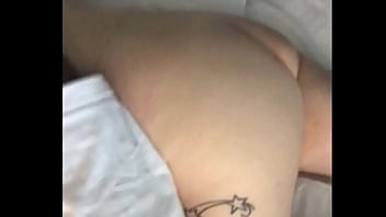 Preview 3 of Boy Friend Mom Cught Dughter - Fat white bitch sucking the skin of the dick