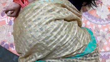 Preview 1 of Lenny And Pavel - Green Saree step Sister Hard Fucking With Brother With Dirty Hindi Audio XXX