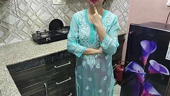Preview 2 of Mouth Marna Xxxx Video - Desi Indian Big Boobs step Mom teaches her StepSon How to fuck in kitchen ( Hindi Audio )