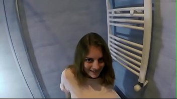 Preview 1 of Small Tits Mature - step brother cums on the face of his little sister while parents are not at home
