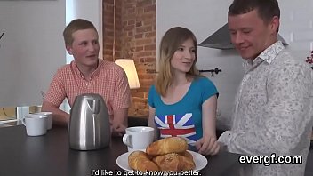 Preview 2 of Findvoyeur Mom - Penniless guy lets hot buddy to bang his exgf for dollars