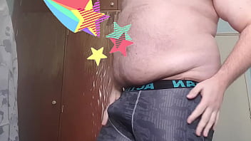 Preview 2 of Korea Sex Vs Big Black - Gord&atilde_o branquelo de sunga preta do ex&eacute_rcito