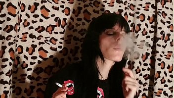 Preview 4 of Xxnx Students - Beth Kinky - Sexy goth domina smoking 2 pt2 HD
