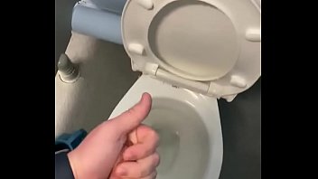 Preview 3 of Xxx Lepas - Having some fun in public toilets with big cumshot