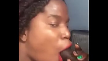 Preview 4 of Rabbid Kasia - Ebony cock sucking
