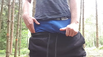 Preview 2 of Holan Mom - Cum in the Forest - Outdoor Jerk