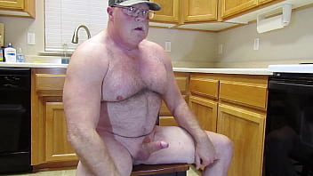 Preview 3 of Mallu Anty Sajini - Sitting naked in the kitchen.