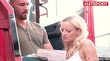 Preview 2 of Kolkat Sex Hd - LETSDOEIT - Sexy Horny MILF Victoria Pure Fucks Outdoor With The Truck Service Guy