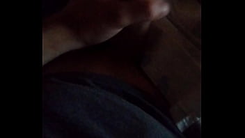 Preview 2 of Nylon Footjob In Public - En casa aburrido