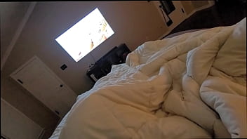 Preview 3 of 1st Sex Bo - MtF Asian American redhead shemale ImpregnableLexa deepthroats her Dominants dick and then takes bareback creampie while masturbating